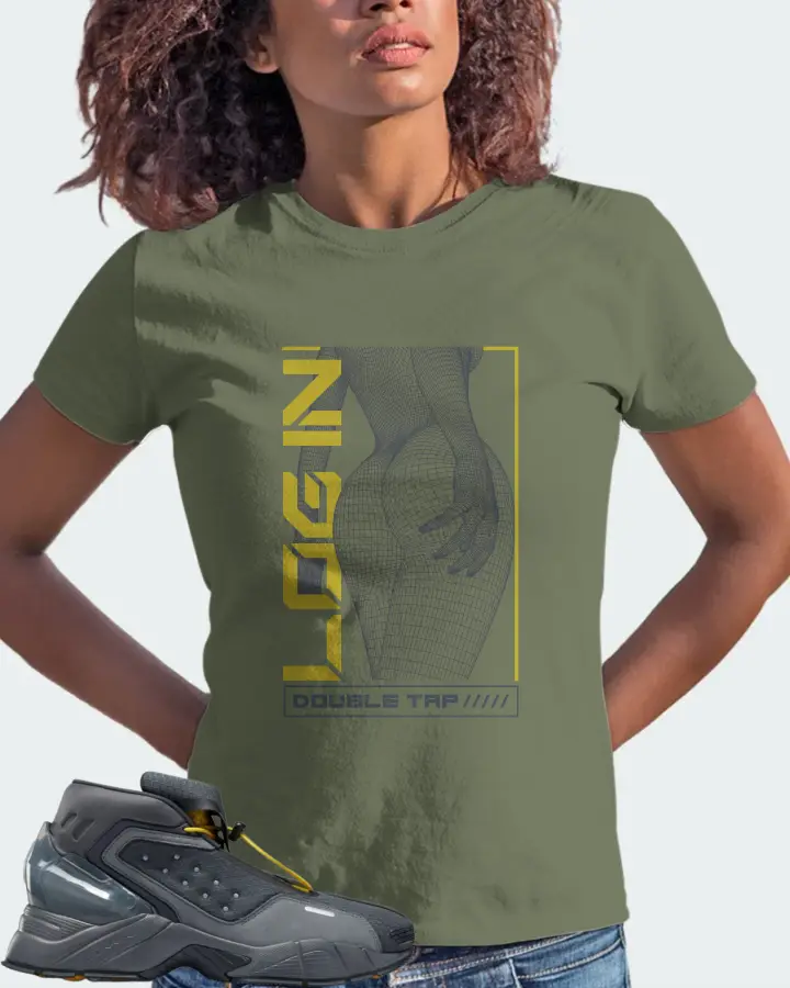 Reebok Ecto Boot Sneaker Matching Olive Gildan T-Shirt (LOGIN) - View 3