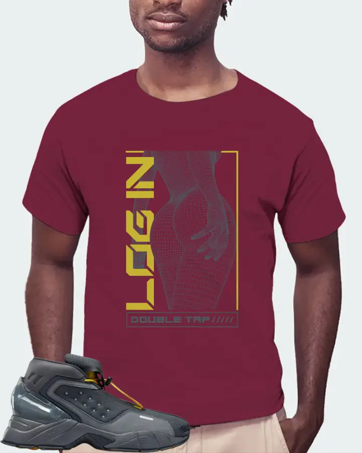Reebok Ecto Boot Sneaker Matching Maroon Gildan T-Shirt (LOGIN) - View 4