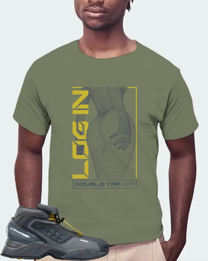 Reebok Ecto Boot Sneaker Matching Olive Gildan T-Shirt (LOGIN) - View 4