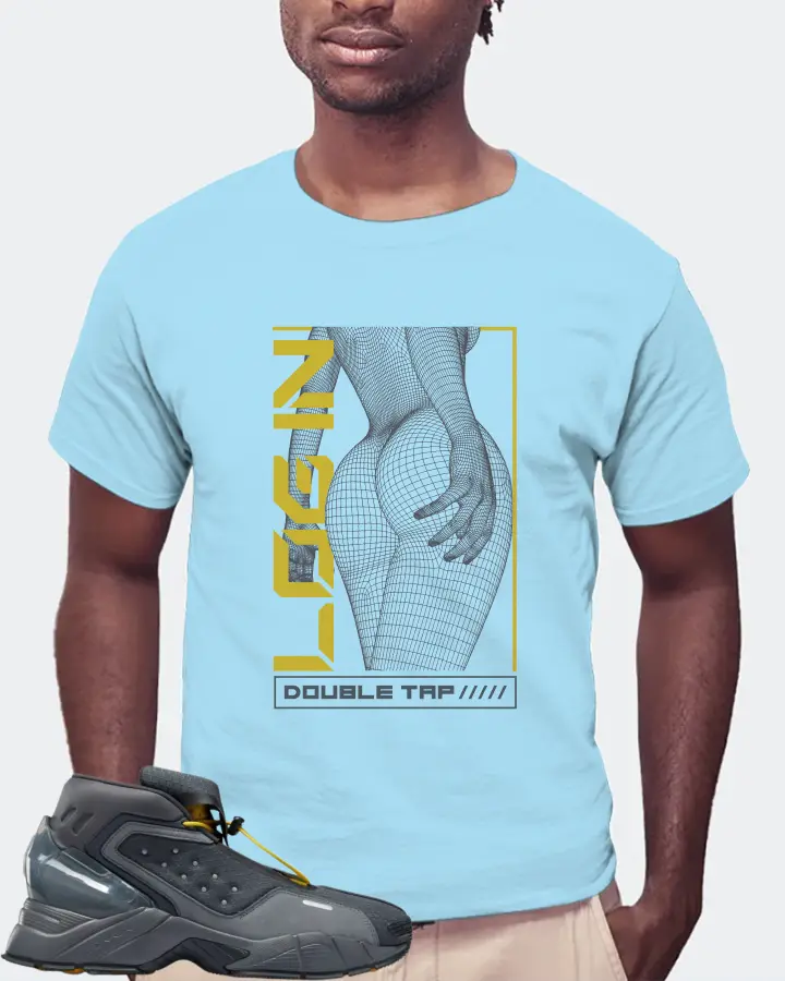 Reebok Ecto Boot Sneaker Matching Ocean Blue T-Shirt (LOGIN) - View 4