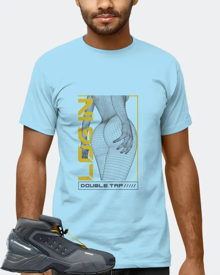 Reebok Ecto Boot Sneaker Matching Ocean Blue T-Shirt (LOGIN) - View 6