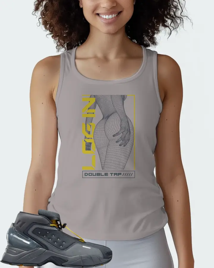 Reebok Ecto Boot Sneaker Matching Grey Tank Top (LOGIN) - View 3