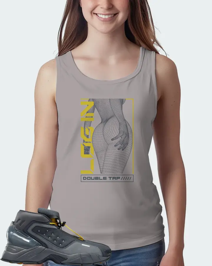Reebok Ecto Boot Sneaker Matching Grey Tank Top (LOGIN) - View 5