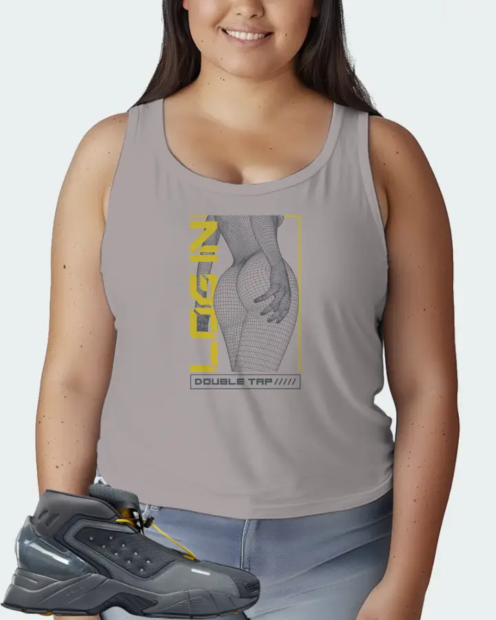 Reebok Ecto Boot Sneaker Matching Grey Tank Top (LOGIN) - View 7