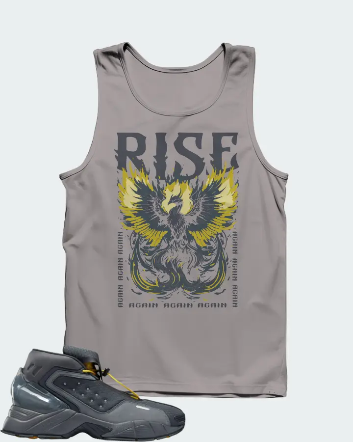 Reebok Ecto Boot Sneaker Matching Grey Tank Top - RISE