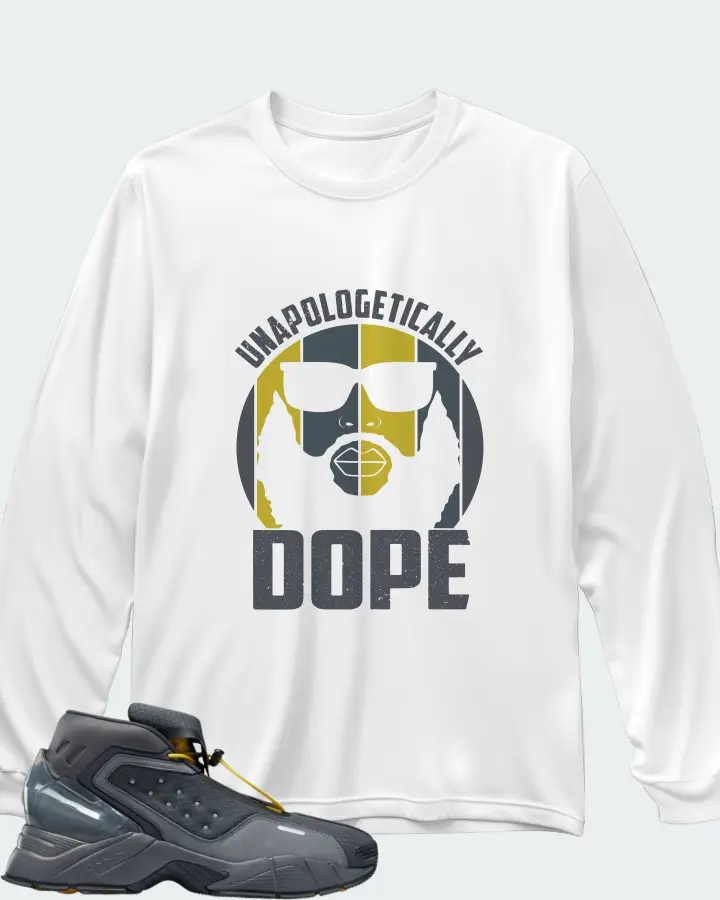Reebok Ecto Boot Sneaker Matching White Long Sleeve T-Shirt - UNAPOLOGETICALLY DOPE Man