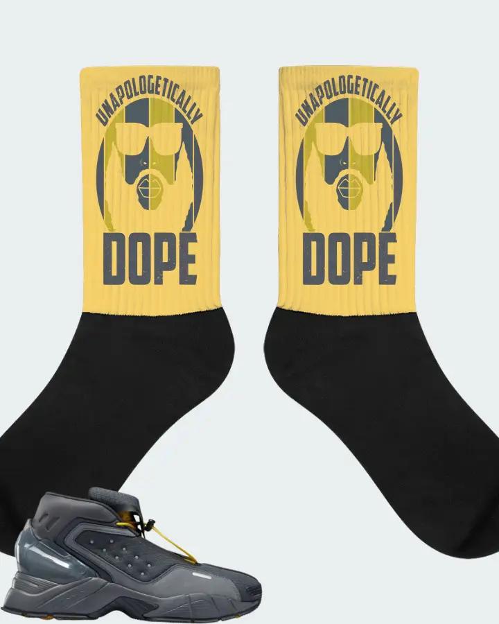 Reebok Ecto Boot Sneaker Matching Yellow Socks - UNAPOLOGETICALLY DOPE Man