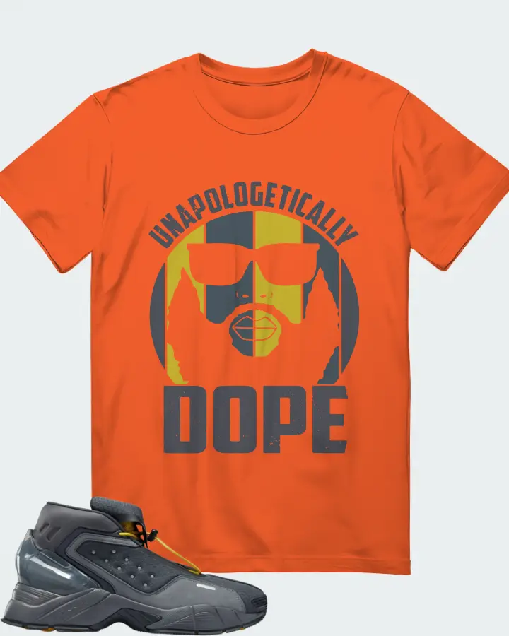 Reebok Ecto Boot Sneaker Matching Orange T-Shirt - UNAPOLOGETICALLY DOPE Man
