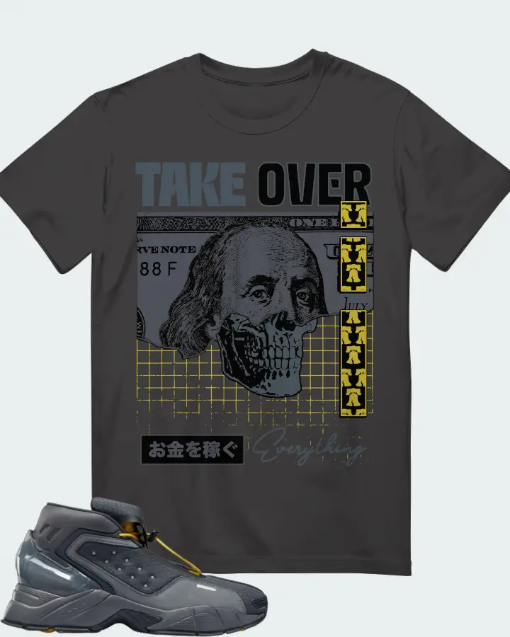 Reebok Ecto Boot Sneaker Matching Dark Grey Gildan T-Shirt - Take Over