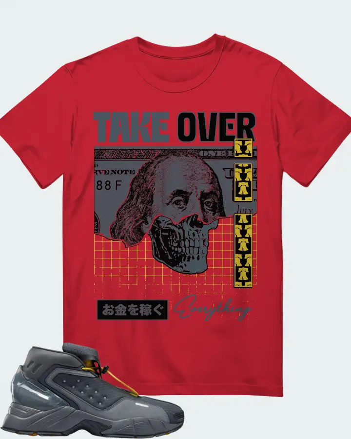 Reebok Ecto Boot Sneaker Matching Red Gildan T-Shirt - Take Over