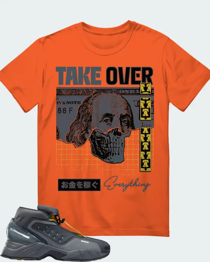 Reebok Ecto Boot Sneaker Matching Orange T-Shirt - Take Over