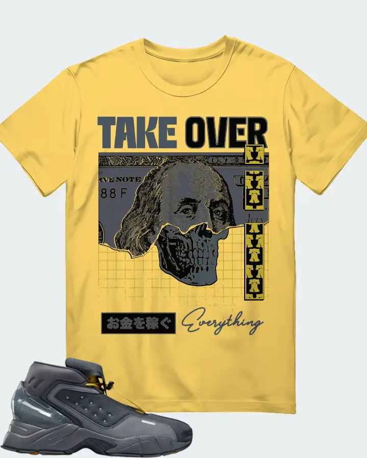 Reebok Ecto Boot Sneaker Matching Yellow Gildan T-Shirt - Take Over