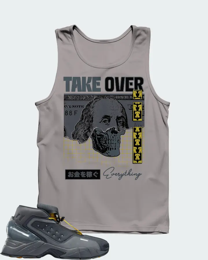Reebok Ecto Boot Sneaker Matching Grey Tank Top - Take Over
