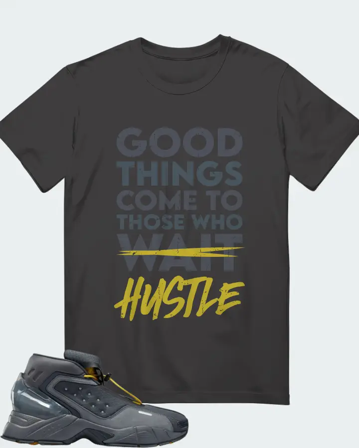Reebok Ecto Boot Sneaker Matching Dark Grey Gildan T-Shirt - Good Things Come