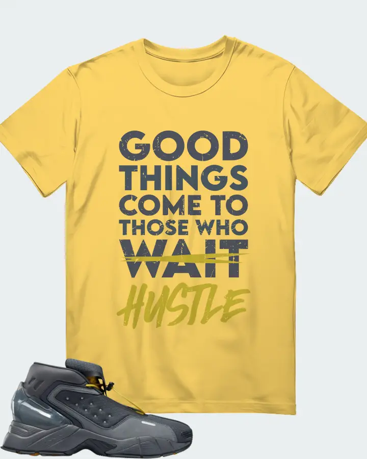 Reebok Ecto Boot Sneaker Matching Yellow Gildan T-Shirt - Good Things Come