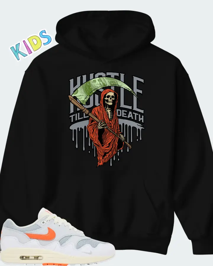 Patta x Nike Air Max 1 White Pure Platinum Matching Kid's Hoodie