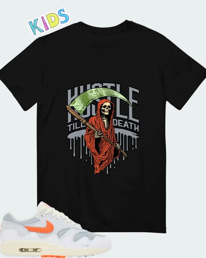 Patta x Nike Air Max 1 White Pure Platinum Matching Kid's T-Shirt