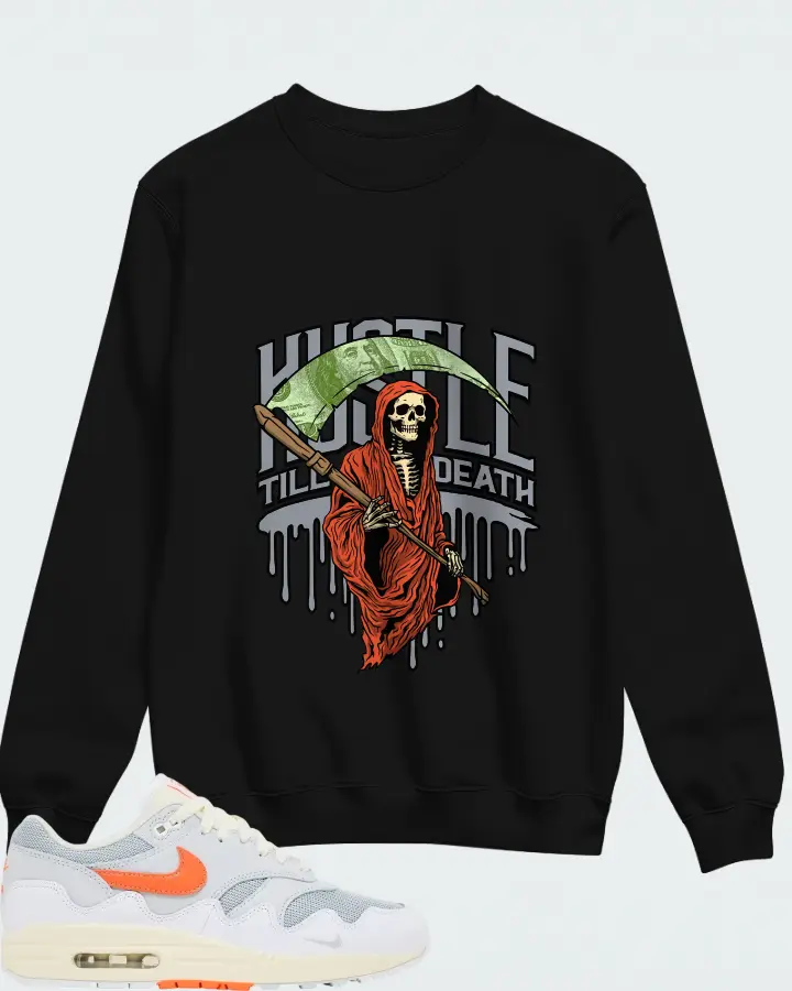 Patta x Nike Air Max 1 White Pure Platinum Matching Sweatshirt