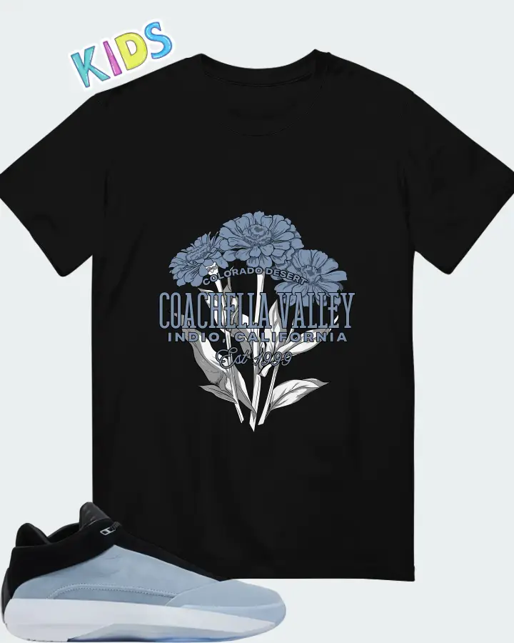 Air Jordan 40 Blue Suede Matching Kid's T-Shirt