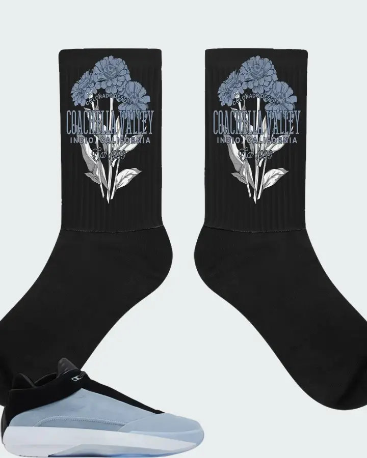 Air Jordan 40 Blue Suede Matching Socks