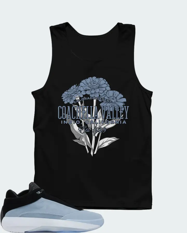 Air Jordan 40 Blue Suede Matching Tank Top