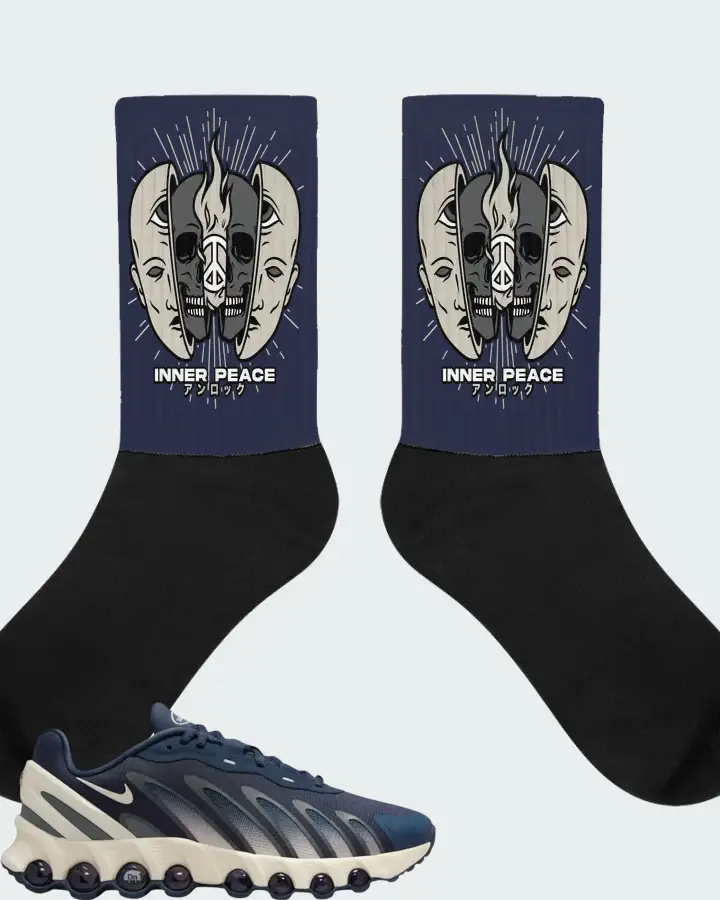 Nike Air Max Dn8 Thunder Blue Cool Grey Midnight Navy Pale Ivory Matching Socks