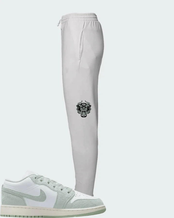 Air Jordan 1 Low SE GS Seafoam Matching Joggers