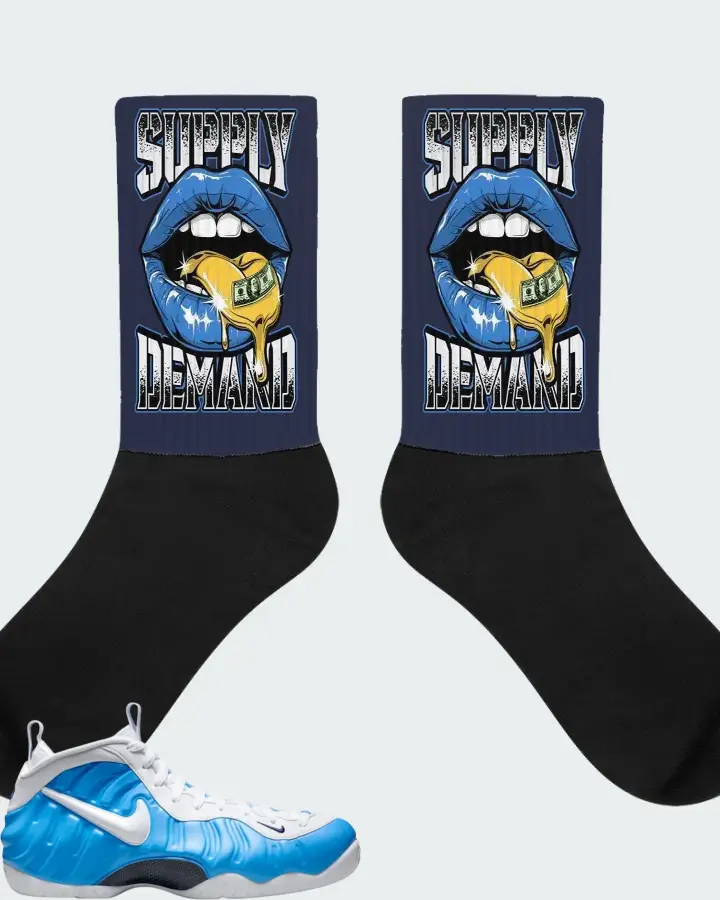 Nike Air Foamposite Pro University Blue 2026 Matching Socks