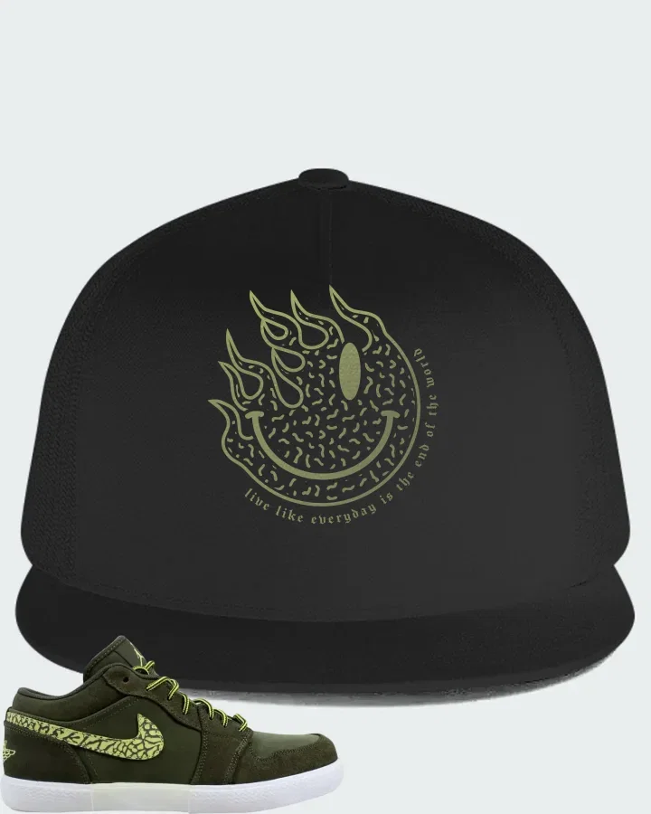 Air Jordan V.1 Retro Cargo Khaki Matching Hat