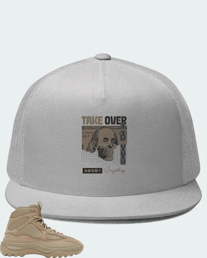 Yeezy Desert Boot Sneaker Matching White Hat - Take Over
