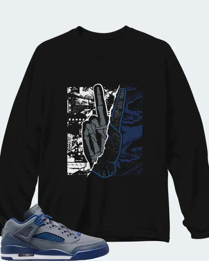 Air Jordan Spizike Low SE Flint Matching Long Sleeve T-Shirt