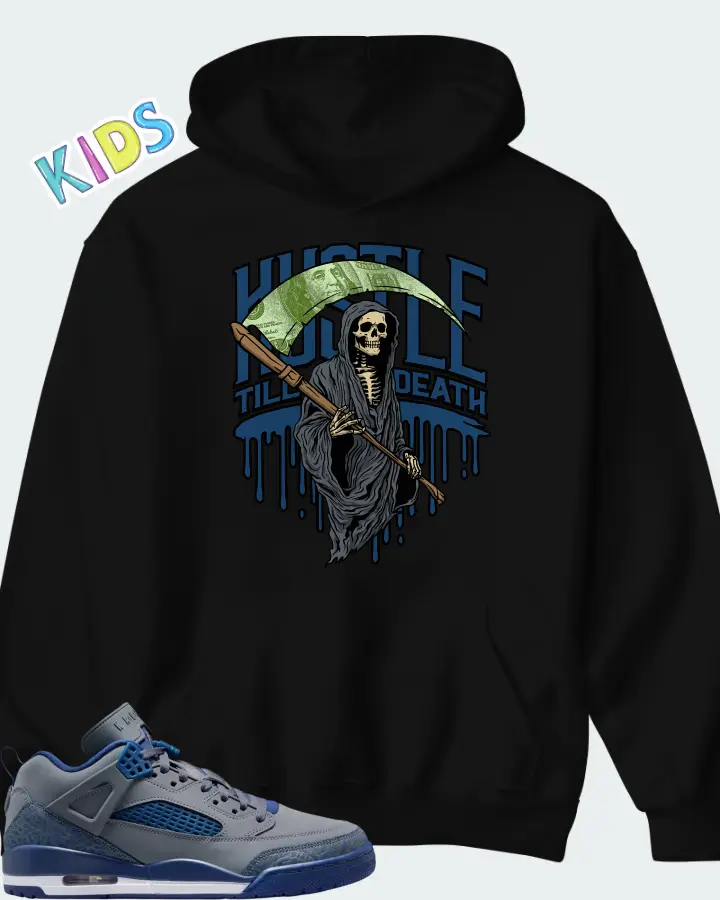 Air Jordan Spizike Low SE Flint Matching Kid's Hoodie