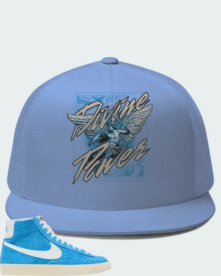 Nike Blazer Mid '77 Premium University Blue Matching Hat