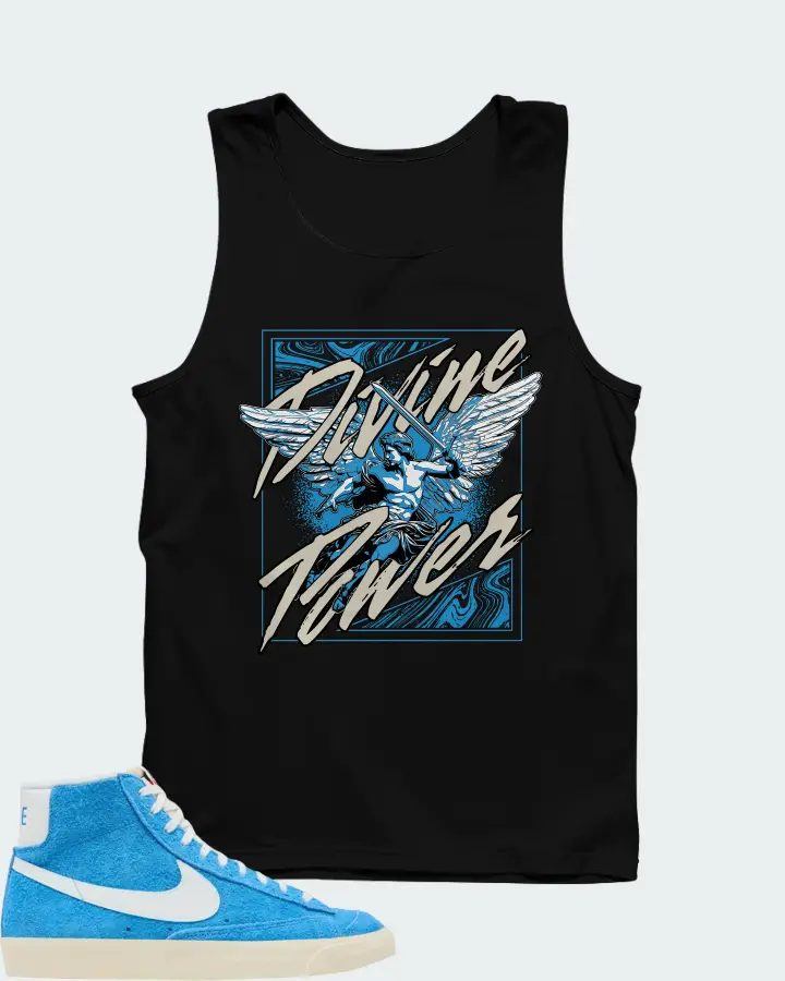 Nike Blazer Mid '77 Premium University Blue Matching Tank Top