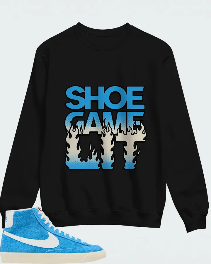 Nike Blazer Mid '77 Premium University Blue Matching Sweatshirt