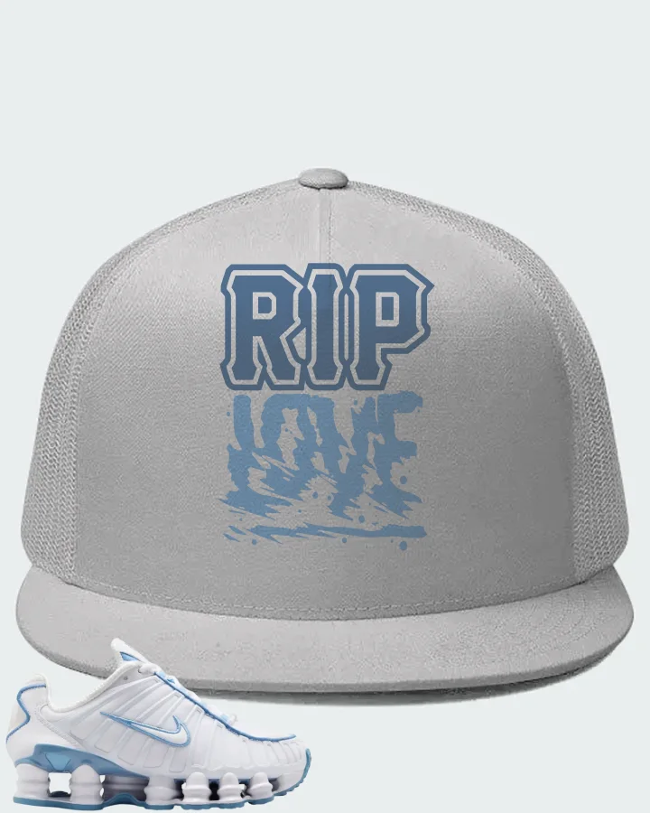 Nike Shox TL White Blue Matching Hat