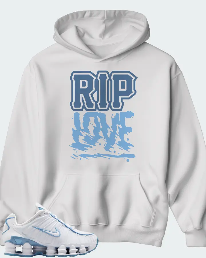 Nike Shox TL White Blue Matching Hoodie