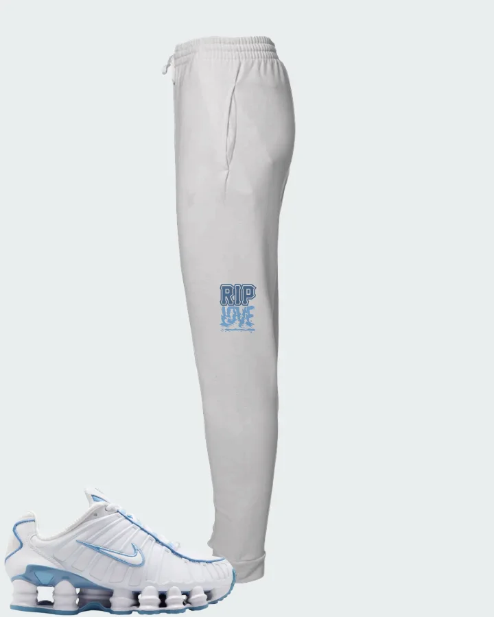 Nike Shox TL White Blue Matching Joggers