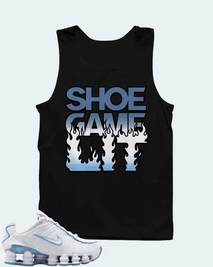 Nike Shox TL White Blue Matching Tank Top