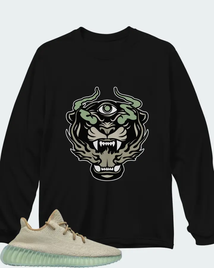 Yeezy Boost 350 V2 Leaf Matching Long Sleeve T-Shirt