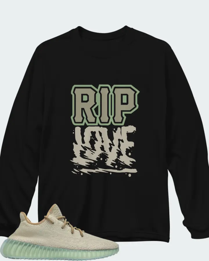 Yeezy Boost 350 V2 Leaf Matching Long Sleeve T-Shirt