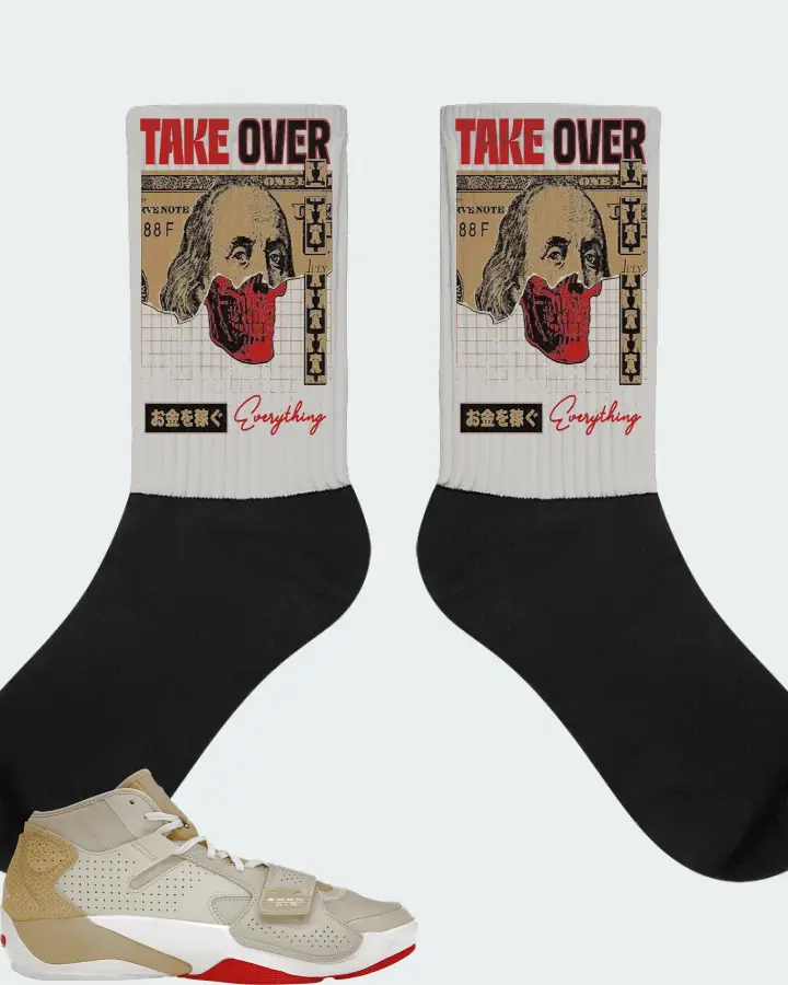 Jordan Zion 2 Sneaker Matching Grey Socks - Take Over