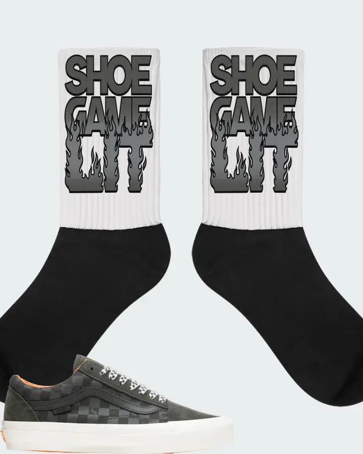 Vans OG Old Skool LX Sneaker Matching White Socks - Shoe Game Lit Refreshed