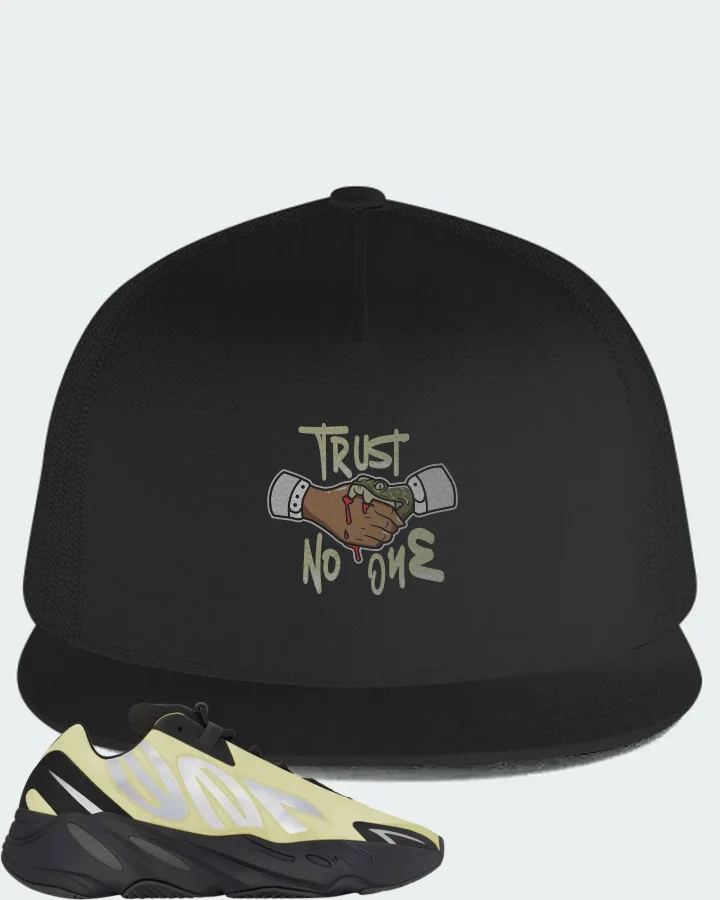 adidas Yeezy Boost 700 MNVN  Sneaker Matching Black Hat - Trust No One