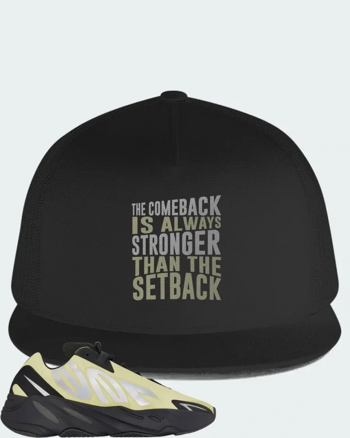 adidas Yeezy Boost 700 MNVN  Sneaker Matching Black Hat - The Comeback