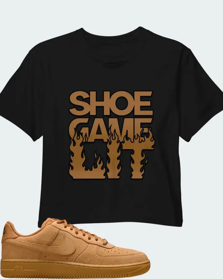 Nike SB Air Force 1 Low Flax Matching Crop Top
