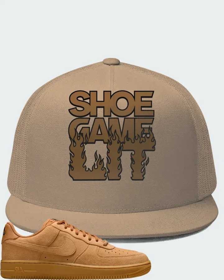 Nike SB Air Force 1 Low Flax Matching Hat