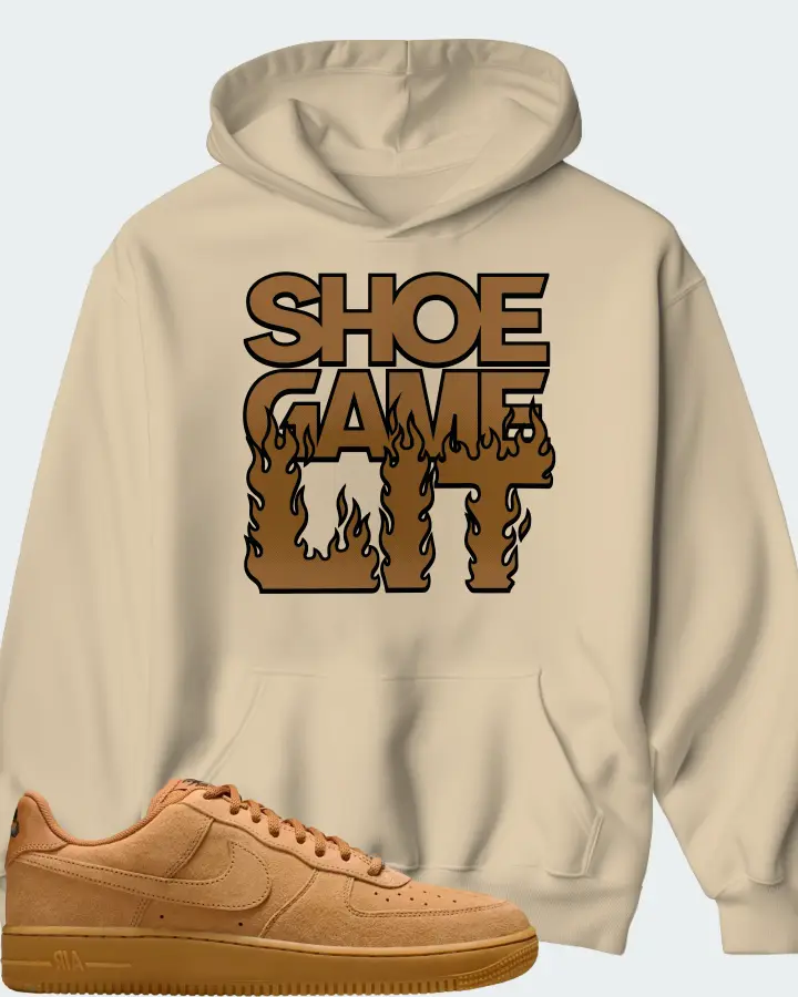 Nike SB Air Force 1 Low Flax Matching Hoodie