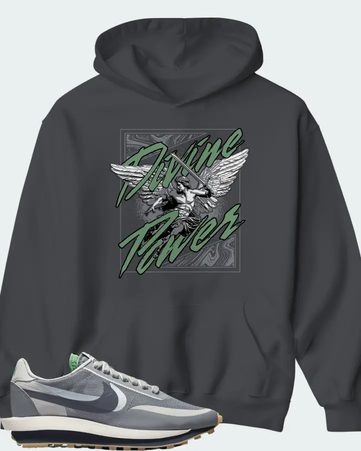 Nike LD Waffle sacai CLOT Kiss of Death 2 Cool Grey (NTWRK Special Packaging) Matching Hoodie