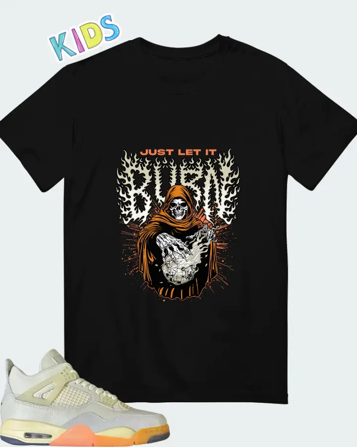 Air Jordan 4 Retro Birds of Paradise Matching Kid's T-Shirt
